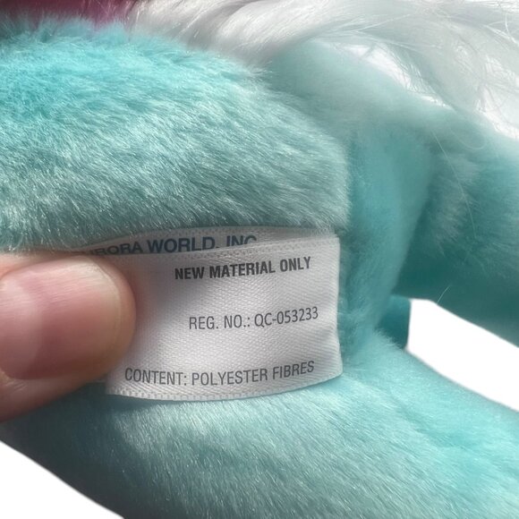 Breyer Plush Unicorn Horse Tail -Aurora World  Mane Needs Help - Picture 9 of 10